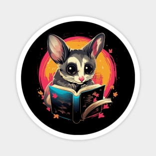 Sugar Glider Reads Book Magnet